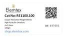 RE1100, Copper Wires Reduced 4x0.5mm, Fine Wires,  High Purity for Sulphur Analysis