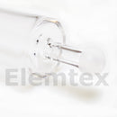 RT2000, Reaction tube quartz vario EL, 370 x 28 x 24mm 11.00-1150/4