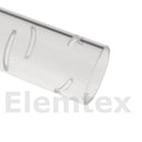 TL2002, Protection Tube, quartz slitted open ends 105mm,  11.00-1317/4
