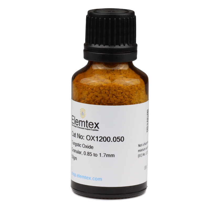 OX1200, Tungstic Oxide Granular 0.85 to 1.7mm, Premium