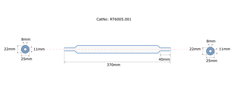 RT6005, Perkin Elmer  Reduction Tube Quartz 0240 1573