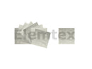 SE2510, Silver Foil Squares 40mm, Standard Clean,  Elementar, 25.00-0074