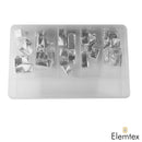 SE2703, Silver Weighing Boats, 10 x 10 x 20mm, Standard Clean