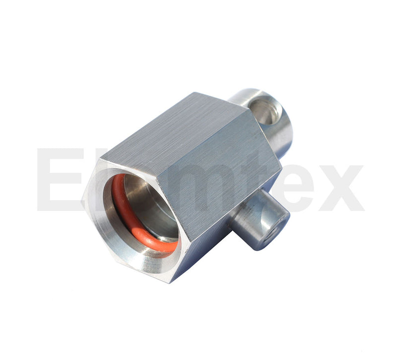 EA8004, Reaction Tube Connector, Stainless Steel, Flash, 18 to 2mm tube, 35008433