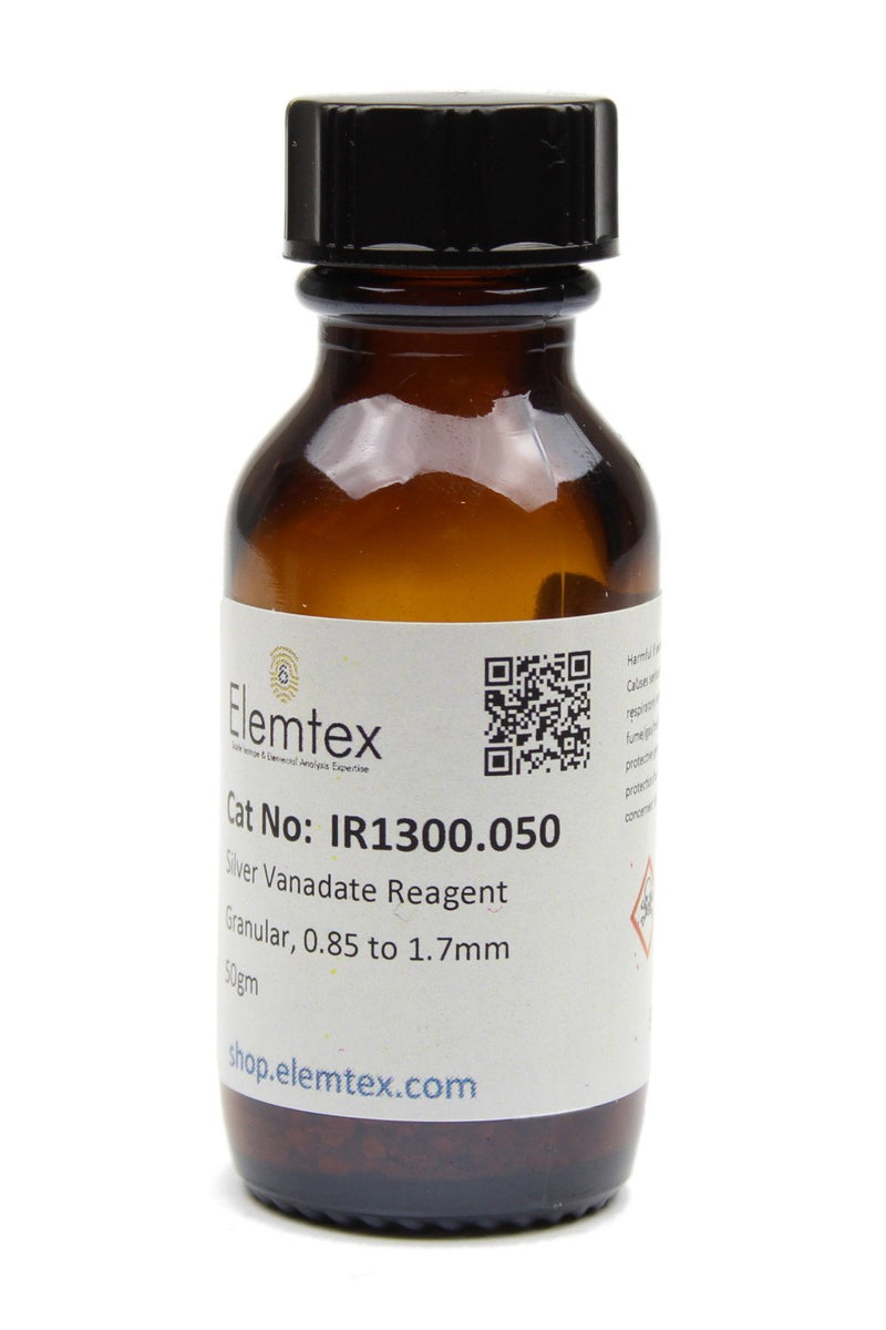 IR1300, Silver Vanadate Reagent Granular 0.85 to 1.7mm