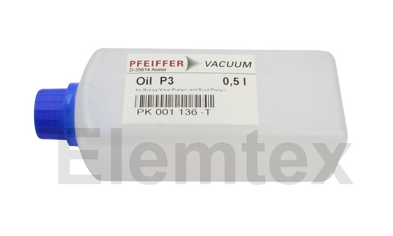 Pfeiffer P3 Vacuum pump oil, PK00136-T