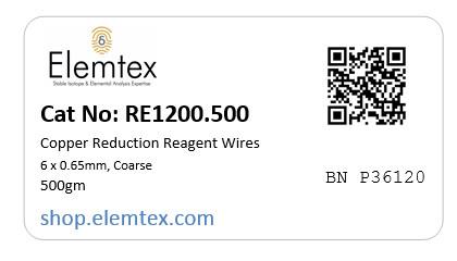 RE1200, Copper Wires Reduced 6 x 0.65mm, Coarse Wires, Standard Purity