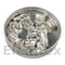 SE2102, Silver Capsules Pressed 6 x 4mm, Ultra Clean