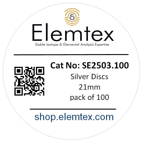 SE2503, Silver Discs 21mm, Standard Clean