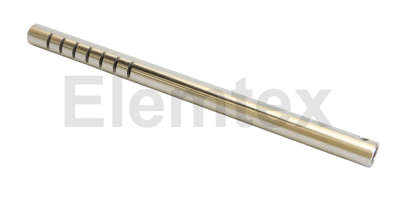 TL1408, Ash Crucible / Tube Linear Stainless Steel, 220mm long, for 18mm Reaction Tubes